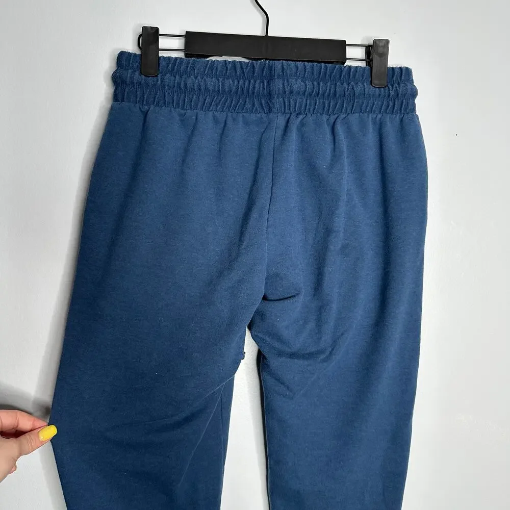 FP Movement‎ Work It Out Joggers Women Small Blue EUC High Rise Tapered Sweats